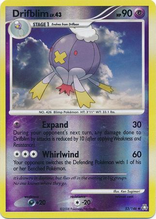 Drifblim - 53/146 - Uncommon - Reverse Holo | Legends Awakened