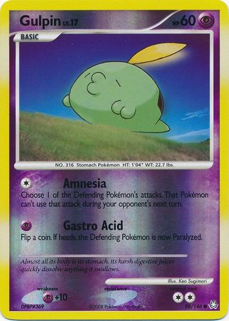 Gulpin - 98/146 - Common - Reverse Holo | Legends Awakened