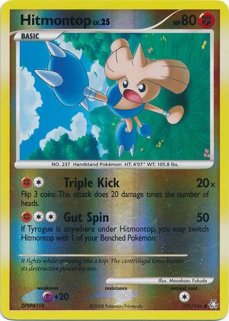 Hitmontop - 101/146 - Common - Reverse Holo | Legends Awakened