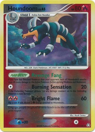 Houndoom - 57/146 - Uncommon - Reverse Holo | Legends Awakened