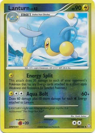 Lanturn - 59/146 - Uncommon - Reverse Holo | Legends Awakened