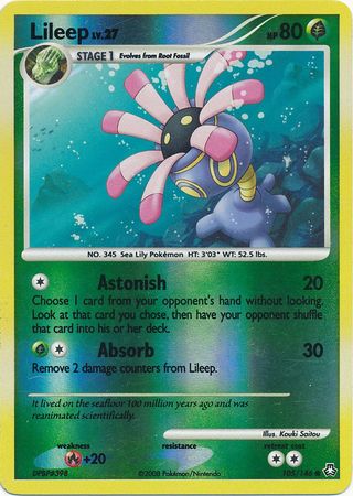Lileep - 105/146 - Common - Reverse Holo | Legends Awakened