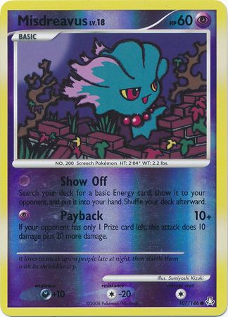 Misdreavus - 107/146 - Common - Reverse Holo | Legends Awakened