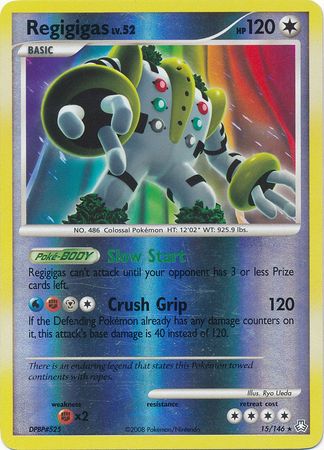 Regigigas - 15/146 - Holo Rare - Reverse Holo | Legends Awakened