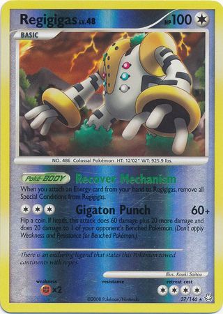 Regigigas - 37/146 - Rare - Reverse Holo | Legends Awakened
