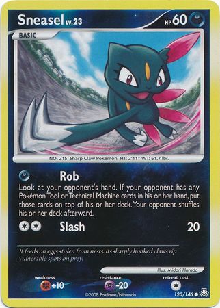 Sneasel - 120/146 - Common - Reverse Holo | Legends Awakened