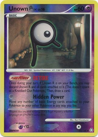 Unown R - 77/146 - Uncommon - Reverse Holo | Legends Awakened