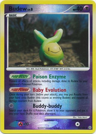 Budew - 33/100 - Uncommon - Reverse Holo | Stormfront
