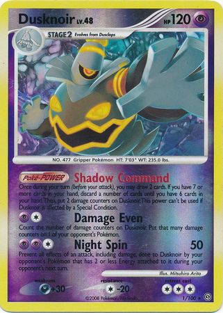 Dusknoir - 1/100 - Holo Rare - Reverse Holo | Stormfront