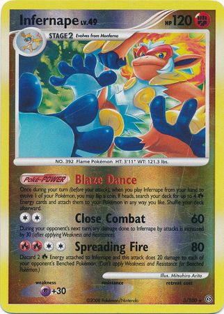 Infernape - 3/100 - Holo Rare - Reverse Holo | Stormfront