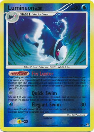 Lumineon - 4/100 - Holo Rare - Reverse Holo | Stormfront