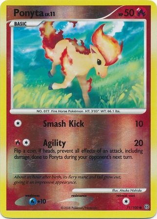 Ponyta - 71/100 - Common - Reverse Holo | Stormfront