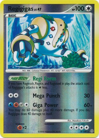 Regigigas - 9/100 - Holo Rare - Reverse Holo | Stormfront
