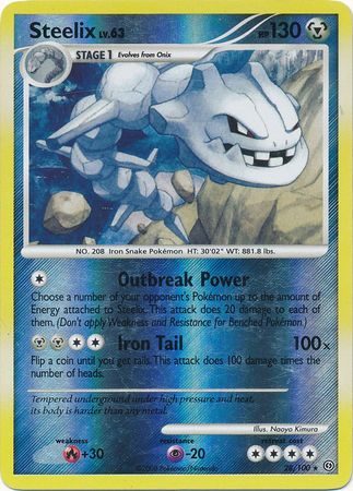 Steelix - 28/100 - Rare - Reverse Holo | Stormfront