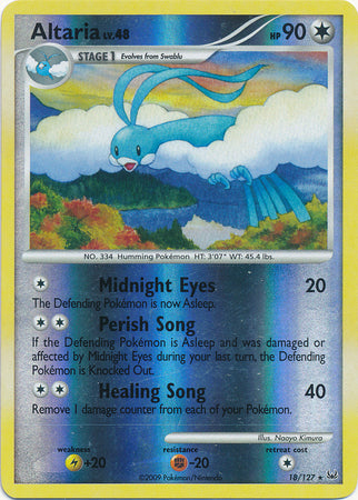 Altaria - 18/127 - Rare - Reverse Holo | Platinum