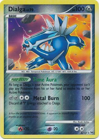 Dialga - 6/127 - Holo Rare - Reverse Holo | Platinum