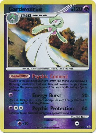 Gardevoir - 8/127 - Holo Rare - Reverse Holo | Platinum