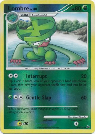 Lombre - 52/127 - Uncommon - Reverse Holo | Platinum