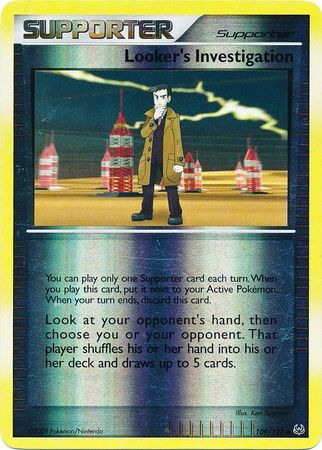 Looker's Investigation - 109/127 - Uncommon - Reverse Holo | Platinum