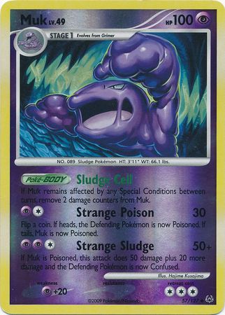 Muk - 57/127 - Uncommon - Reverse Holo | Platinum