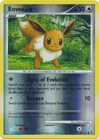 Eevee - 59/111 - Common - Reverse Holo | Rising Rivals