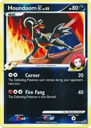 Houndoom [4] - 65/111 - Common - Reverse Holo | Rising Rivals