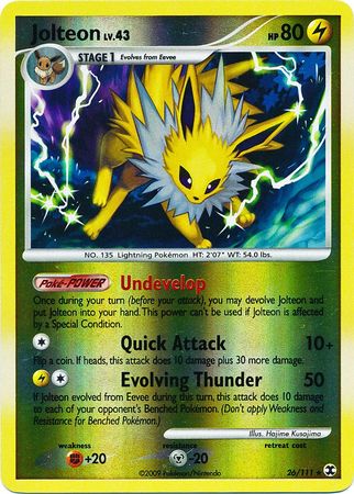 Jolteon - 26/111 - Rare - Reverse Holo | Rising Rivals