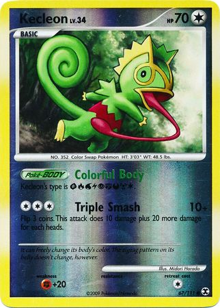 Kecleon - 67/111 - Common - Reverse Holo | Rising Rivals