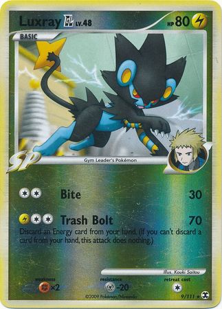 Luxray [GL] - 9/111 - Holo Rare - Reverse Holo | Rising Rivals
