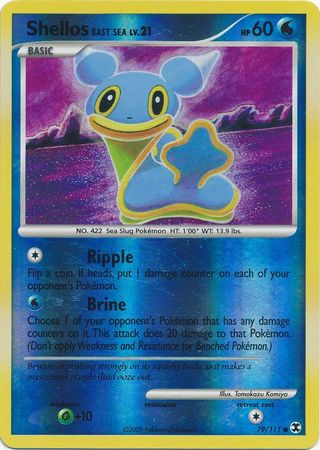 Shellos East Sea - 79/111 - Common - Reverse Holo | Rising Rivals