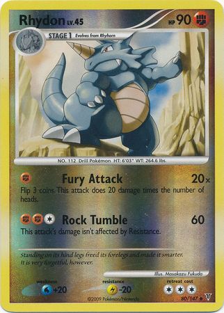Rhydon - 80/147 - Uncommon - Reverse Holo | Supreme Victors