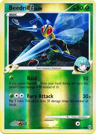 Beedrill G - 53/99 - Common - Reverse Holo | Arceus