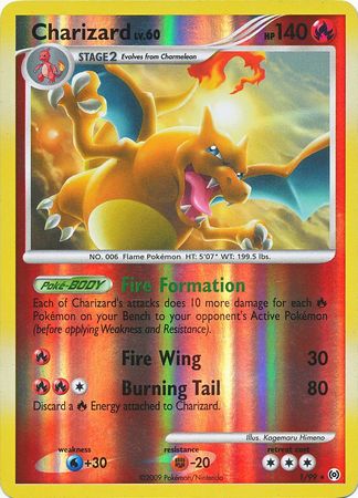 Charizard - 1/99 - Holo Rare - Reverse Holo | Arceus