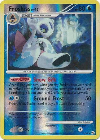 Froslass - 2/99 - Holo Rare - Reverse Holo | Arceus