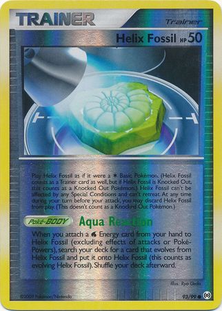 Helix Fossil - 93/99 - Common - Reverse Holo | Arceus