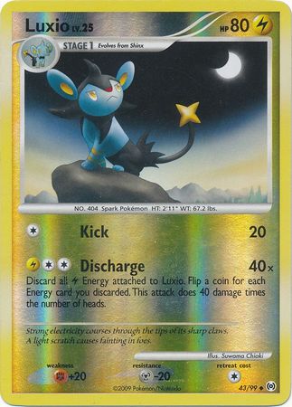 Luxio - 43/99 - Uncommon - Reverse Holo | Arceus