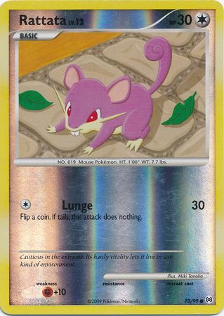 Rattata - 73/99 - Common - Reverse Holo | Arceus