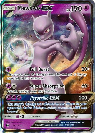 Mewtwo GX - 39/73 - Ultra Rare | SM -  Shining Legends