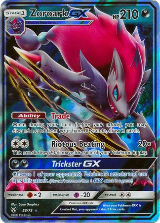 Zoroark GX - 53/73 - Ultra Rare | SM -  Shining Legends