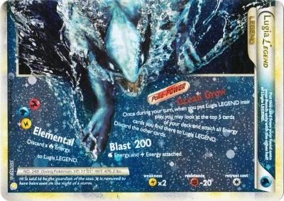 Lugia LEGEND bottom - 114/123 Holo Legend | HeartGold SoulSilver