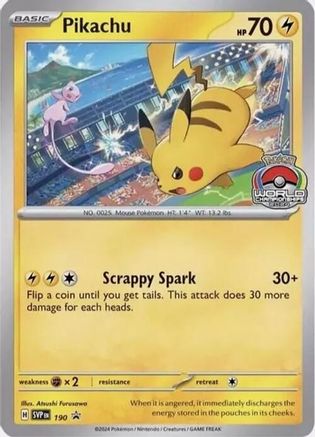 Pikachu - SVP190 - SVP Black Star Promos | SVP Black Star Promos