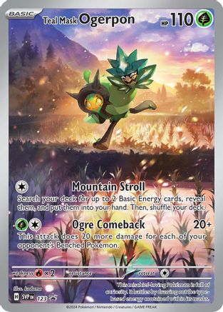 Teal Mask Ogerpon - SVP123 | SVP Black Star Promos