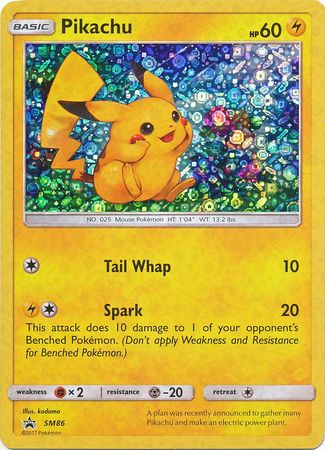 Pikachu - SM86 - General Mills Promo | SM Black Star Promos