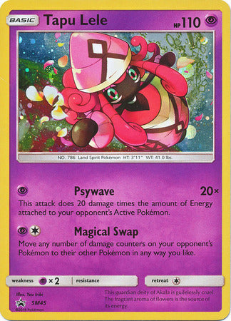 Tapu Lele - SM45 - SM Black Star Promos | SM Black Star Promos