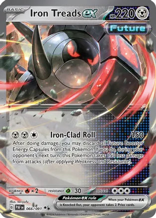 Iron Treads ex - 066/091 - Double Rare | SV - Paldean Fates