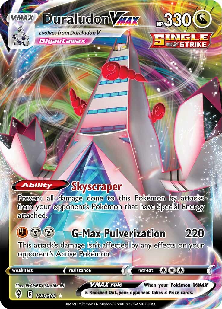 Duraludon VMAX - 123/203 - Ultra Rare | SWSH - Evolving Skies