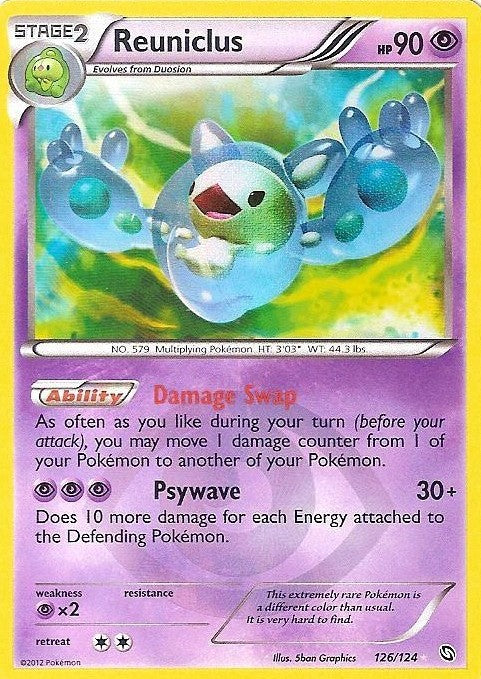 Reuniclus - 126/124 - Secret Rare | BW - Dragons Exalted
