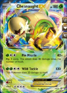 Chesnaught EX - XY18 | XY - Black Star Promos