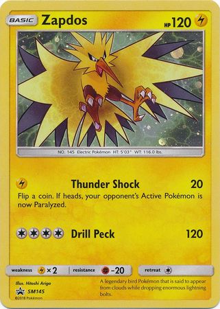 Zapdos - SM145 - SM Black Star Promo | SM Black Star Promos