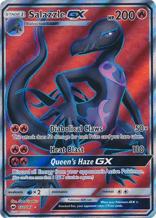 Salazzle GX - 132/147 - Full Art Ultra Rare | SM -  Burning Shadows